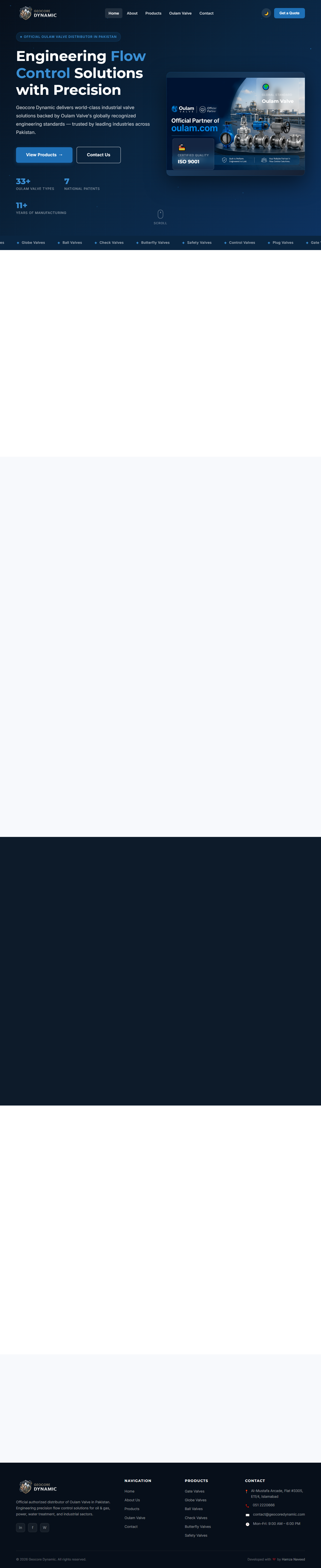 Geocore Dynamic Website